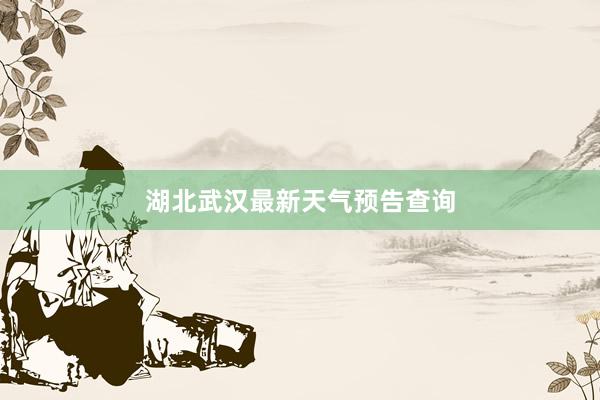 湖北武汉最新天气预告查询